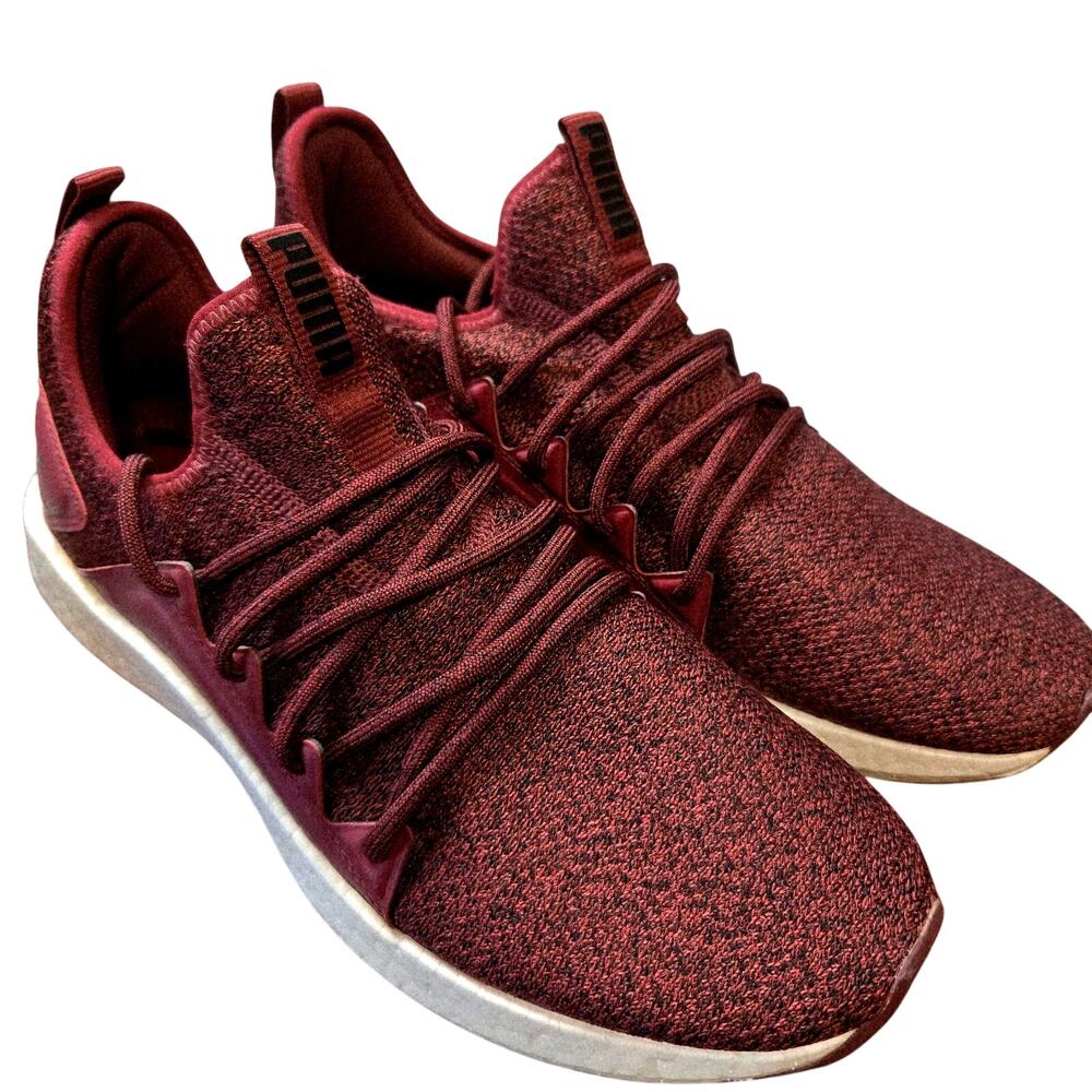 Puma Neyo 9 NRGY Knit Maroon Running Shoe Women's Tennis Shoes Sneakers